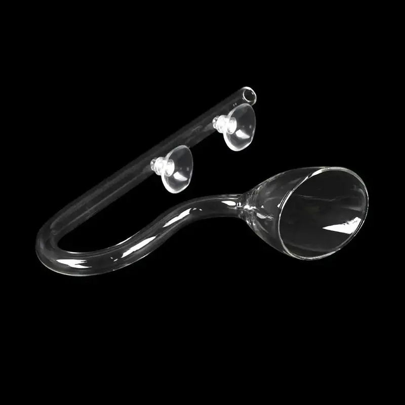 13mm Glass Inflow Outflow lily Pipe