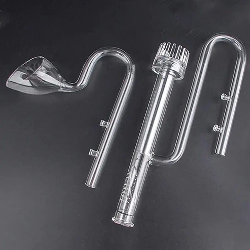 17mm Glass Inflow Outflow lily Pipe